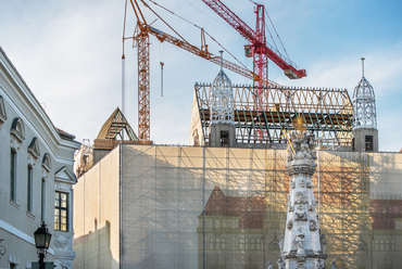 A Pénzügyminisztérium rekonstrukciója elérte legmagasabb pontjait.