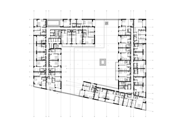 FBIS architects: BudaPart E épület, Budapest. 1. emelet