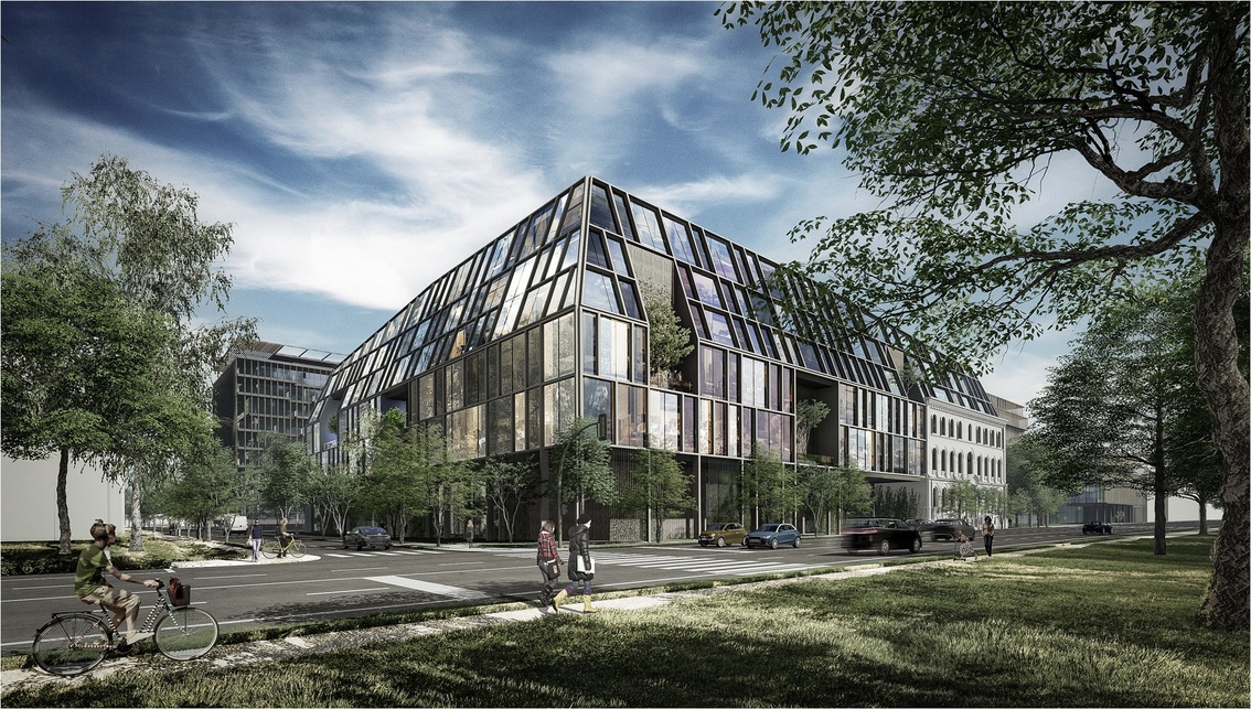 A Dürer Park fejlesztés 2. számú irodaháza, Tervezők: Lean Tech Mérnökiroda Kft.