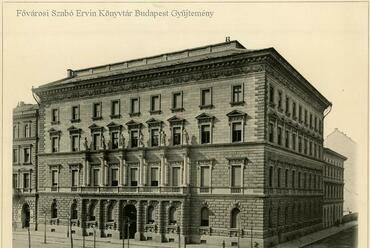 Haggenmacher-palota, tervező: Schmahl Henrik, 1881-1883, Fotó: FSZEK, Budapest Képarchívum