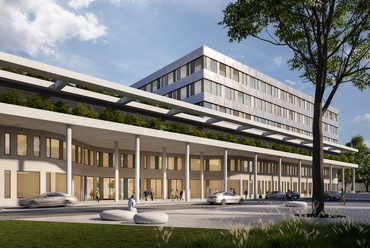 Mannheim új egyetemi klinikájának tervpályázata, a Healing Spaces pályaműve