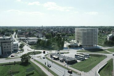 A győri Science Park egy korábbi látványterve – forrás: Építészfórum archívum | sciencepark.sze.hu 