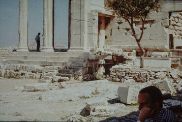 A FÉK I. ciklusát záró görög tanulmányúton, 1972 októberében. (A Mesteriskola Archívumából)  
