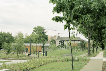 Vizafogó park pavilon épület – tervező:  Archikon – fotó: Danyi Balázs