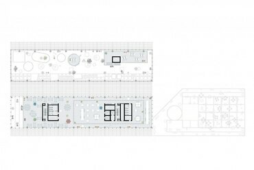 Új Európai Könyvtár, Milánó  - Onsitestudio, Baukuh, Yellow Office - 5. emelet