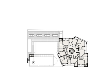 333 Kingsland Road / Hackney Új Általános Iskola – 3. emeleti alaprajz – Tervező: Henley Halebrown