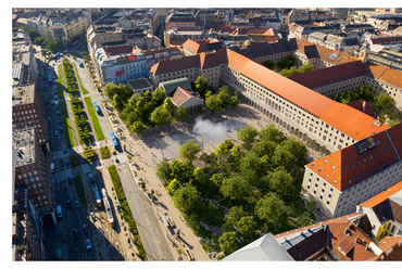 Városháza Park pályázati terv tervező: CAN Architects, Újirány Csoport