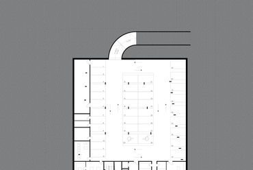 Debreceni Egyetem ´UniGreen Hotel´ Innovációs Oktatószálloda – Alaprajz, -1. szint – Tervező: Hetedik Műterem