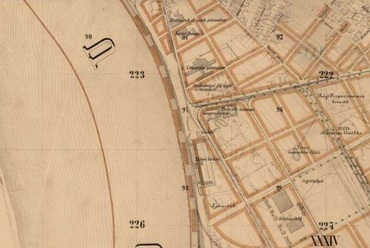 A terület térképe 1873-ból. Forrás: Arcanum