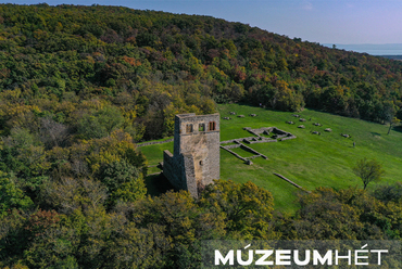 Dörgicse, az Alsódörgicsei templomrom drónfelvétele a Veszprémi Főegyházmegye templomainak adatbázisához készített fotósorozatból (fotó: Nagy Krisztina, 2022)