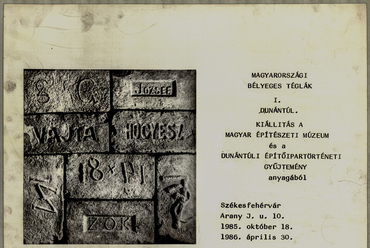 Kiállítási plakát az 1980-as évekből. Kép: MÉM MDK Múzeumi Osztály