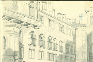 Möller Károly: Velence, Ponte di Canonica, 1923. Tudományos Irattár, Lymbus ltsz. K 1787
