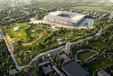 A Populous győztes koncepciója az új San Siro stadionra. Forrás: Architects' Journal