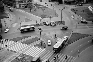 Deák tér, 1966. Forrás: Fortepan / FŐMTERV