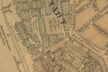 1854-es térkép a területről.