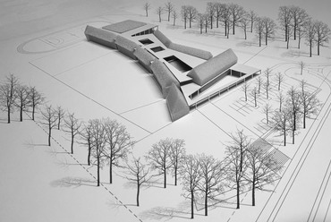 A Biai Református Általános Iskola tervpályázatának második díjas terve, Gereben Marián Építészek, 2022.