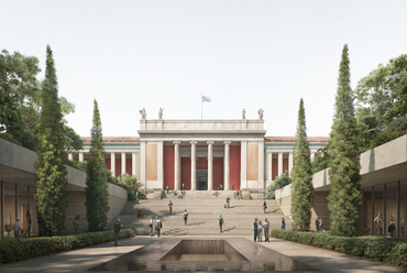 A David Chipperfield Architects tervezheti az athéni Nemzeti Régészeti Múzeum bővítését. Látványtervek: Filippo Bolognese