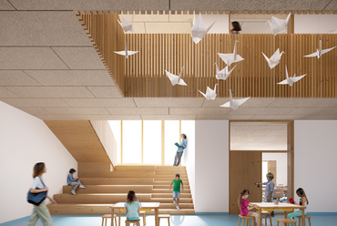 	Biai Református Általános Iskola tervpályázat – a CAN Architects megvételt nyert terve – Látványterv