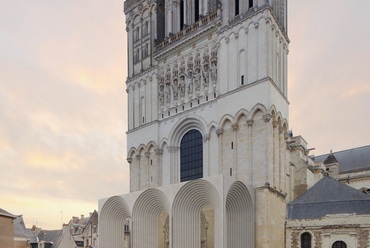 La Galileé de Saint Maurice d’Angers katedrális, Angers, Franciaország / Kengo Kuma and Associates / forrás: Építészfórum archívuma