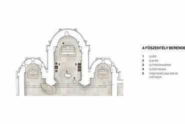 Ják, Szent György templom liturgikus terének megújítása – Az Architaction II. díjas terve