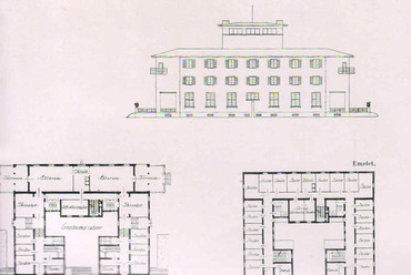 Kotsis Iván: Magyar Királyi Csendőrség Gyógyháza, Balatonfüred. / Forrás: Kotsis Iván: Épületek és tervek. Pósa, Budapest, 1946.