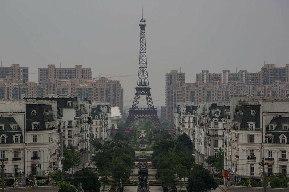 Keleti Párizs – Tianducheng. Forrás: elledecor.com / Getty Images