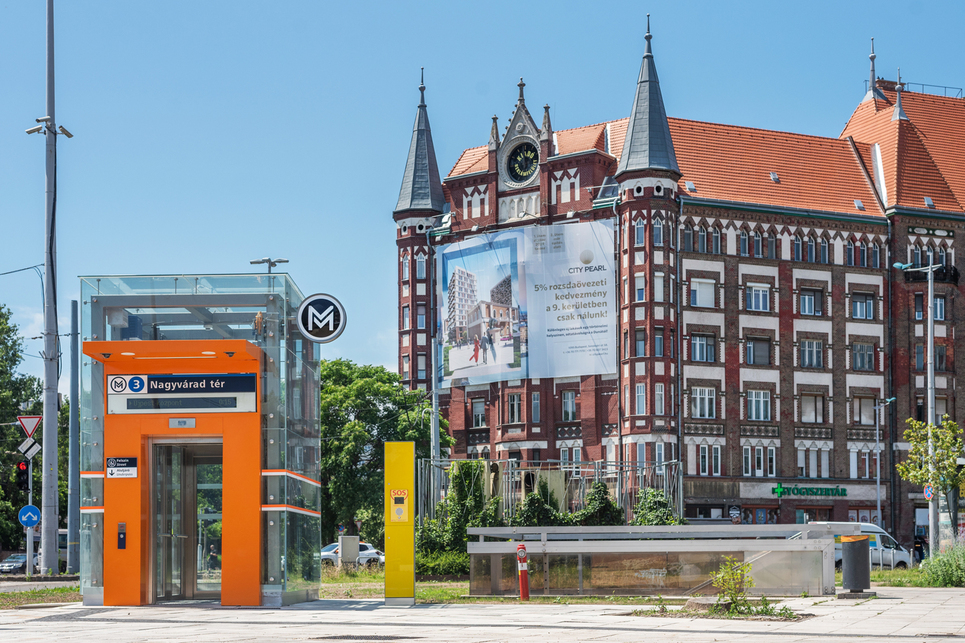 A Nagyvárad tér állomás a felújítás után – fotó: Gulyás Attila