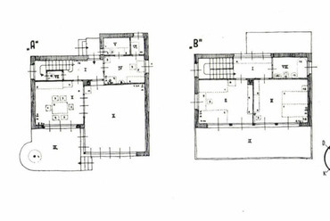 Nyaraló, Balatonföldvár. Építészet: Preisich Gábor, Vadász Mihály, belsőépítészet: Révész Zoltán / Forrás: Tér és forma 10 (1937) 1, 20-21. 