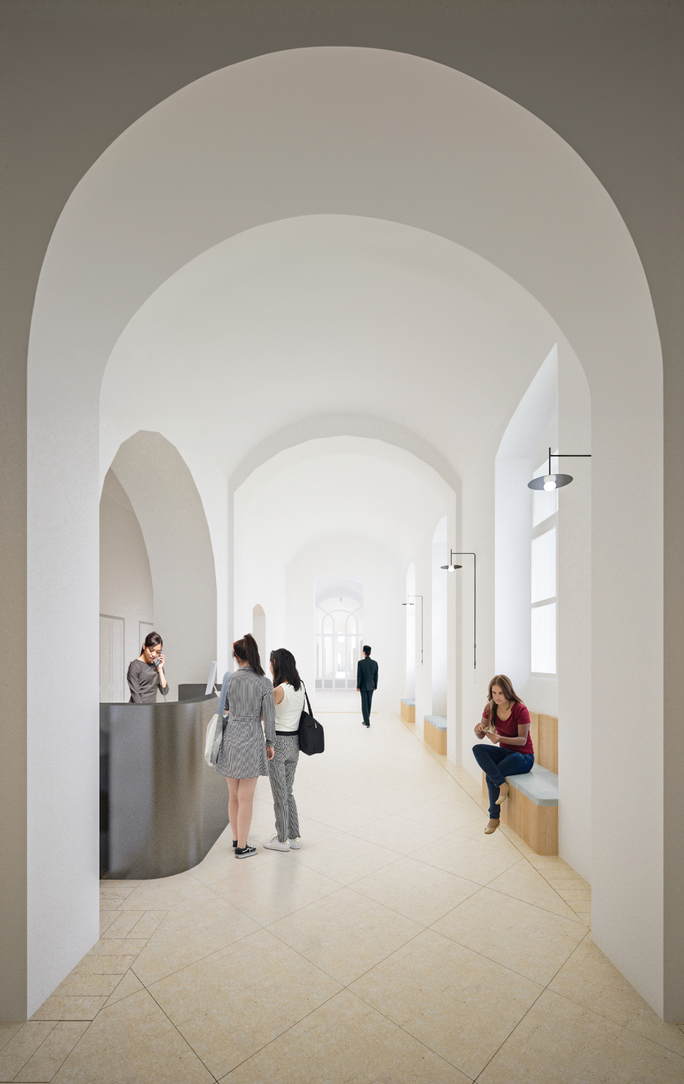 Pasztorációs központ kialakítása a veszprémi egykori piarista épületegyüttesben, Tervezők: Robert Gutowski Architects