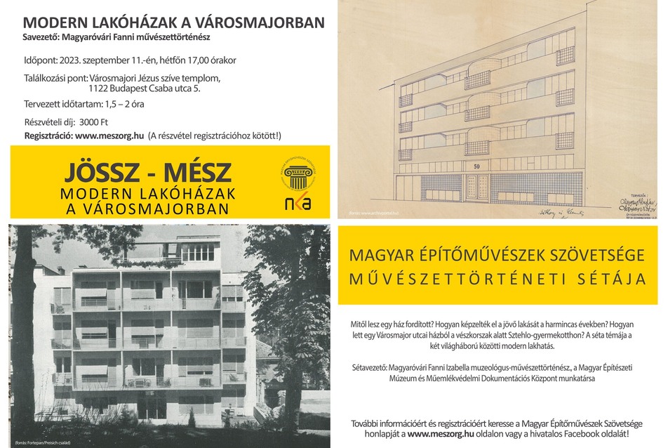 Jössz-MÉSZ – Modern lakóházak a Városmajorban