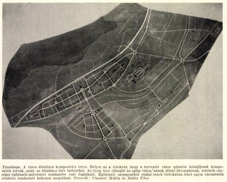 Tatabánya városkompozíció – 1953-54. Tervezők: Visontai Miklós, Babits Tibor (VÁTI)

forrás: Magyar építőművészet, 1955 (4. évfolyam, 3-5. szám), Perényi Imre: Kompozíciós törekvések várostervezési gyakorlatunkban
