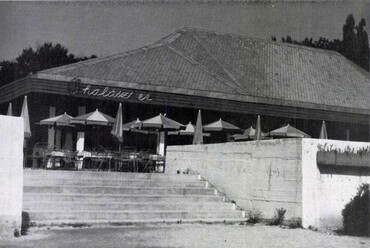 Balatonfüred, halászkert étterem. Forrás: Magyar Építőművészet 15 (1966) 1, 38-41.
