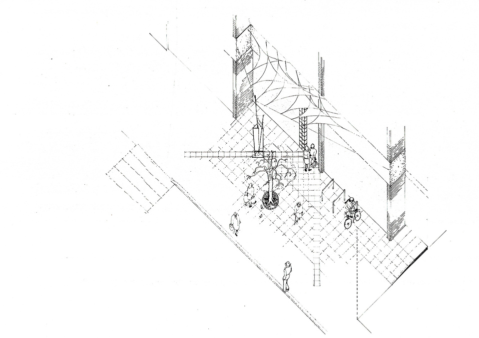 A Bermondsey Nőközpont terve (1986) / Forrás: Matrix Open Feminist Architecture Archive
