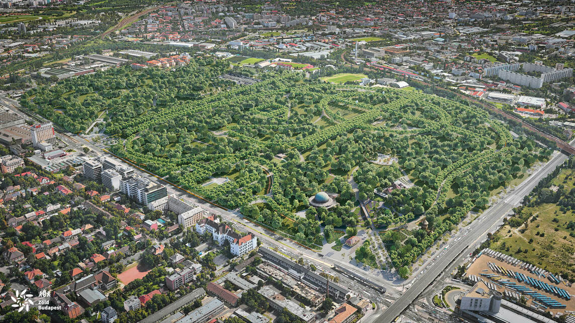 Az OpenSpace Kft. közönségdíjas pályaműve, forrás: nepliget.budapest.hu