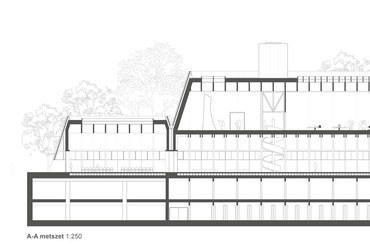 Az Archikon III. díjas terve a Magyar Építészeti Központ és Múzeum pályázatán
