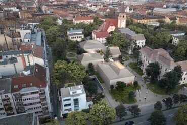  A Vikár és Lukács Építész Stúdió terve a Magyar Építészeti Központ és Múzeum pályázatán
