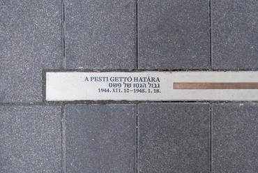 A pesti gettó-emlékhely – tervező: Hetedik Műterem
