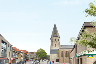 Látványterv, hétköznapokon. LIST & LOLA: Torhout főterének és környezetének megújítása.
