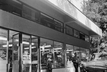 Badacsony, Hableány étterem az 1964-es átépítést követően. Forrás: Fortepan_113887 / Bauer Sándor
