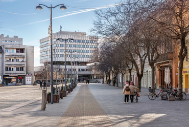 A szombathelyi Fő tér és környéke ma. Fotó: Gulyás Attila
