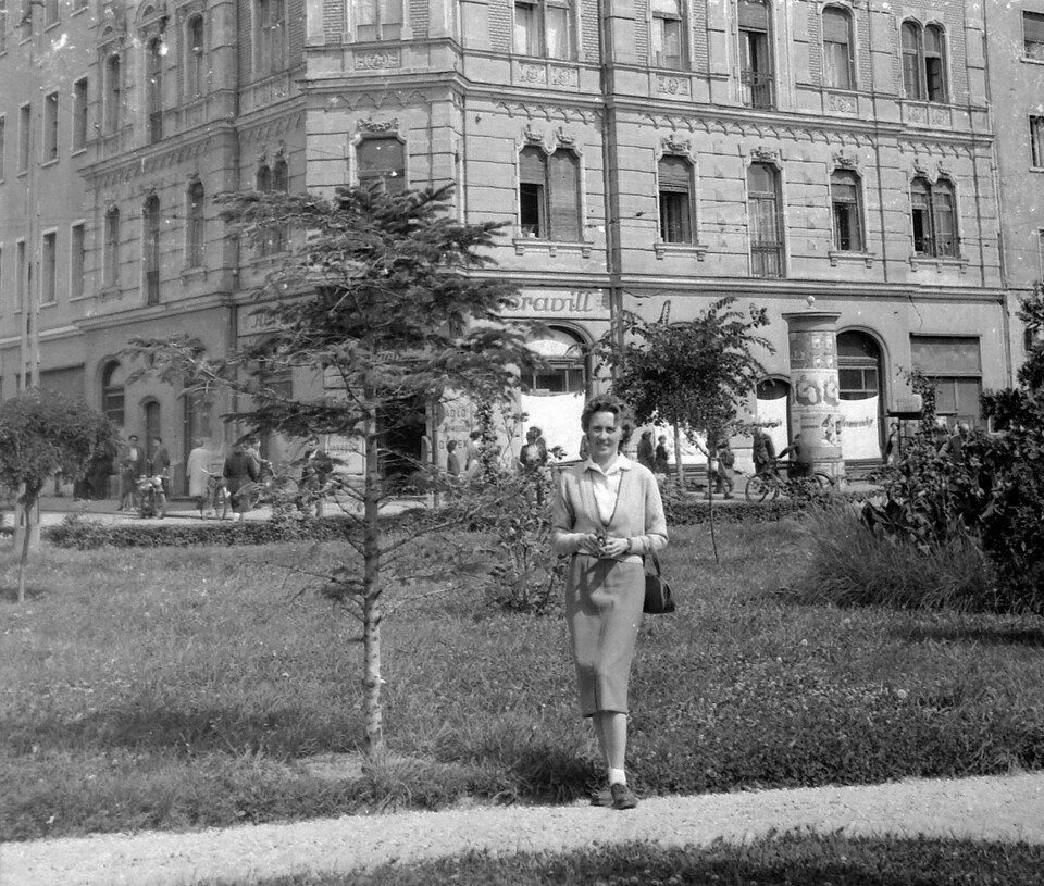 Fő tér, 1953. Forrás: Fortepan
