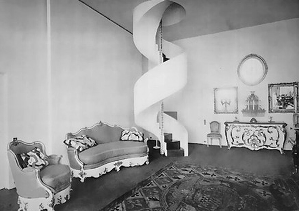 Le Corbusier: Párizsi penthouse belső tere, Fondation Le Corbusier. Forrás: arkt.space
