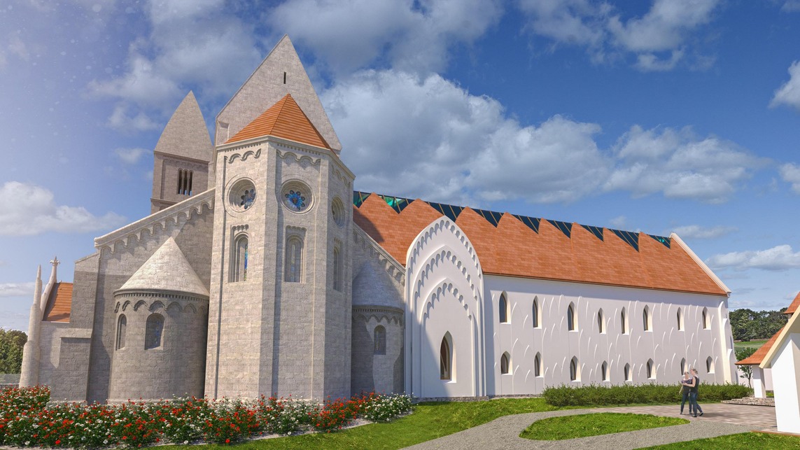 A zsámbéki öregtemplom és környezetének megújítása – Arnóczki-Nagy Mariann, Bercsényi Szepesi Ákos, Csaba Kinga, Kristók Attila, Rüll Tamás és Török Ádám pályaműve