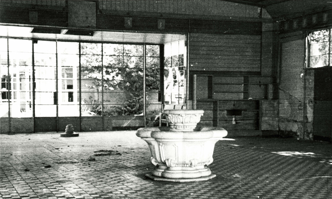 Siófok, a MAC klubház társalgója. Felvétel éve: 1945. Forrás: Fortepan 85236 / Ember Károly dr.