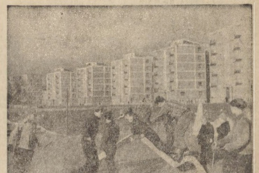 Híradás az új játszótérről. Forrás: Esti Hírlap.1961.03.04.1.o.
