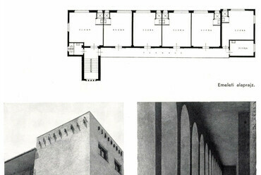 Keszthely, a pécsi Erzsébet-Tudományegyetem üdülőháza. (Svastits Géza) Forrás: Tér és forma 9 (1936) 10., 273-274.
