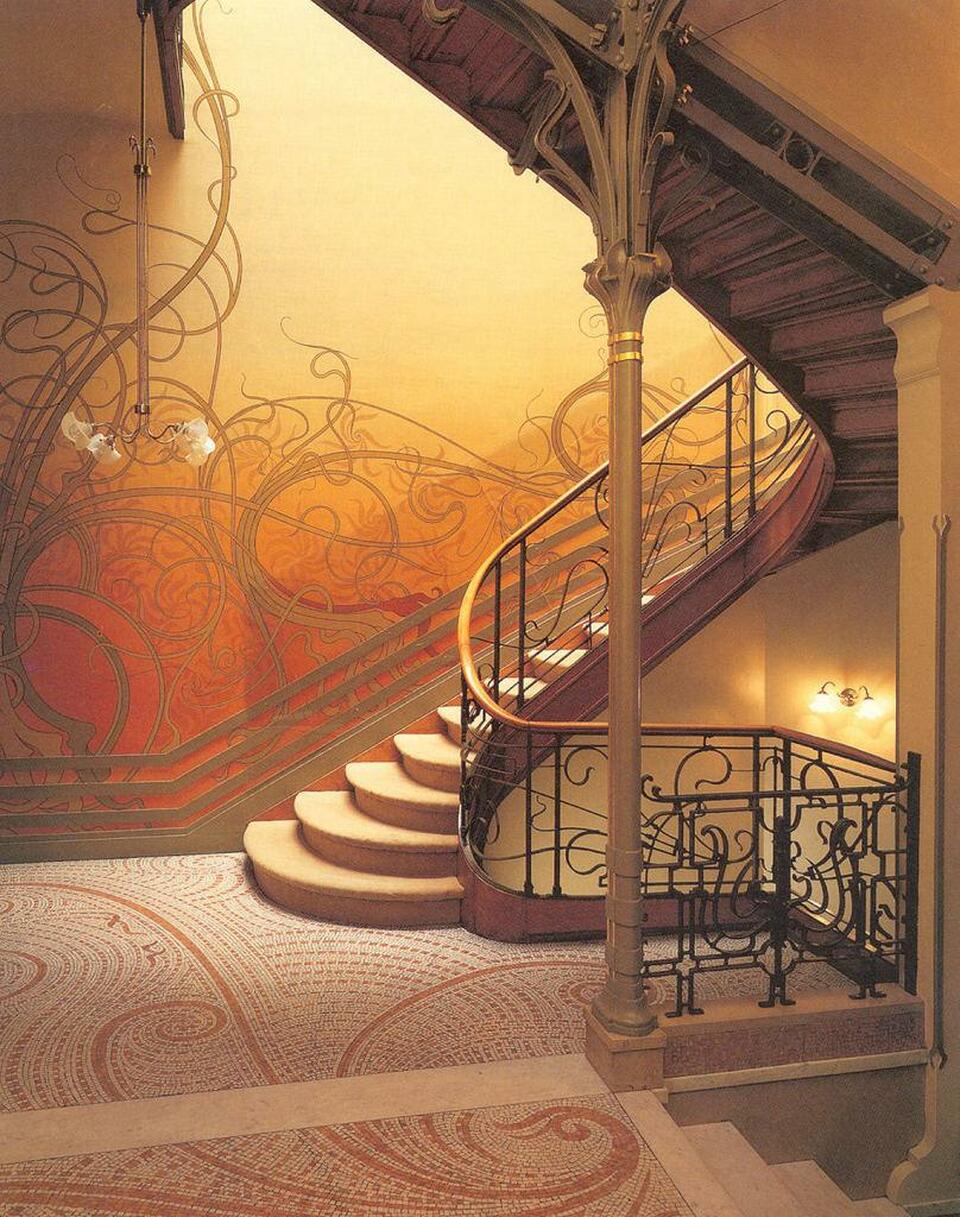 Victor Horta: Hotel Tassel, Belgium, Brüsszel. (1892-1893) Forrás: Brian Sieffert/Flickr