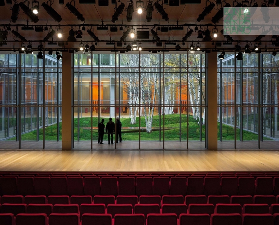 Renzo Piano: A New York Times Building moha és nyírfa kertje. Forrás: Fondazione Renzo Piano