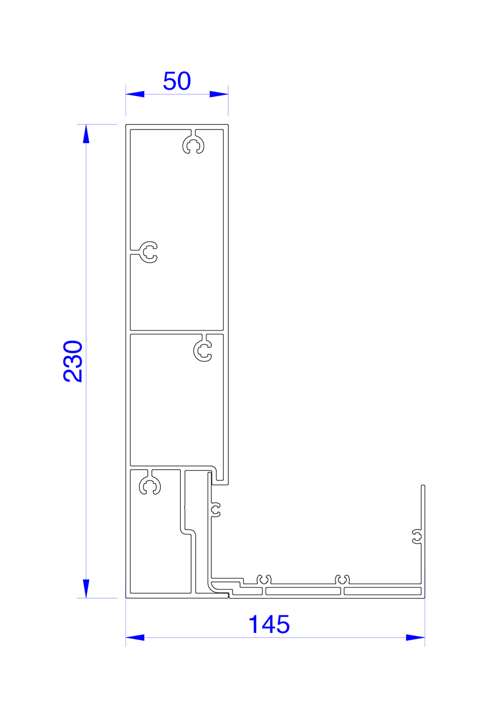 A Brustor B150 XL gerenda különleges karcsú (5 cm). Forrás: BRUSTOR Magyarország
