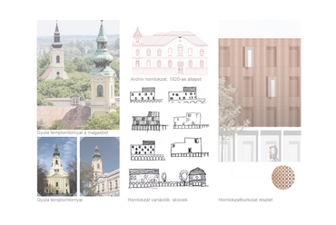 Homlokzati magyarázatok
